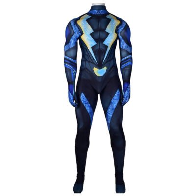 Men's kids Black Lightning superhero Costume Jefferson Pierce S2 Cosplay jumpsuit Halloween costume X'mas birthday Valentine's day gift toys