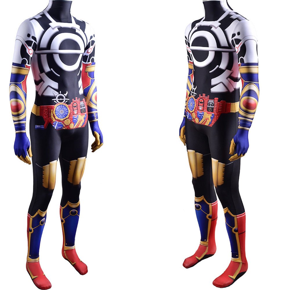 Men's kids boys Kamen Rider Ex-Aid Zentai Jumpsuit cosplay Halloween costume Christmas Valentine's day birthday gift toys comic-con game outfit - Image 2