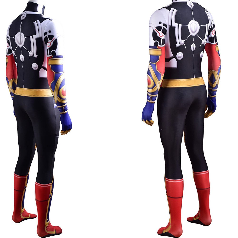 Men's kids boys Kamen Rider Ex-Aid Zentai Jumpsuit cosplay Halloween costume Christmas Valentine's day birthday gift toys comic-con game outfit - Image 3