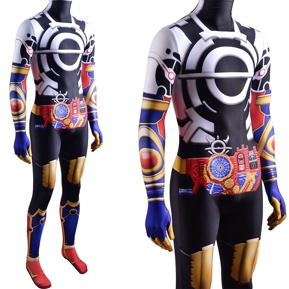 Men's kids boys Kamen Rider Ex-Aid Zentai Jumpsuit cosplay Halloween costume Christmas Valentine's day birthday gift toys comic-con game outfit - Image 5