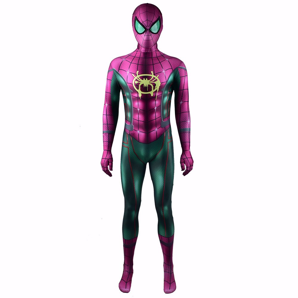 Kids Men's Spider-Man Miles Morales Jumpsuits Cosplay Halloween costume Xmas birthday Valentine's day gift toys comic-con outfit