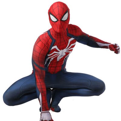 Spider-Man 2018 video game superhero Spider-Man jumpsuit outwear cosplay halloween make-up costume xmas christmas gift toys comic-con outfit