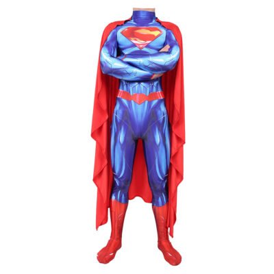 Boys Men's Deluxe Muscle Chest Superman Cosplay Costume Halloween x'mas christmas birthday gift toys party make-up outfit