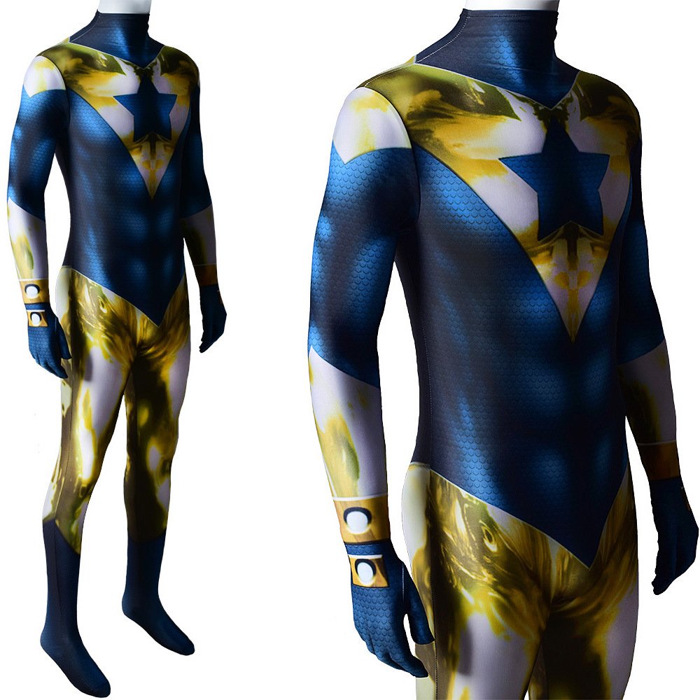 Justice League Booster Gold Michael Jon Carter Cosplay Costume Halloween make-up costume christmas gift toys outfit - Image 5