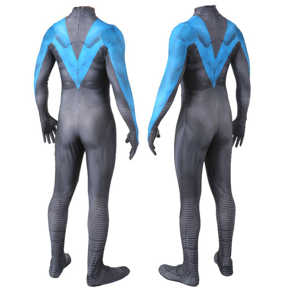 Titans Nightwing Cosplay Costume Halloween X’mas Valentine’s day birthday gift comic-con game outfit - Image 6