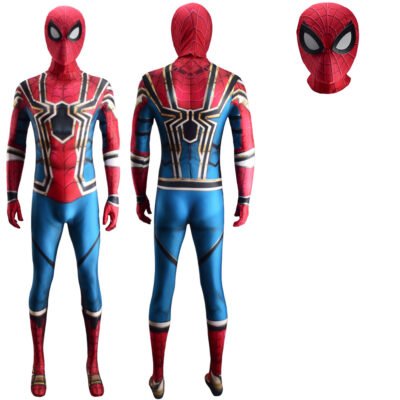 Spider-man PS4 Costume Cosplay MCU The Iron Spider Cosplay Costume Halloween X’mas Valentine’s day birthday gift comic-con game outfit