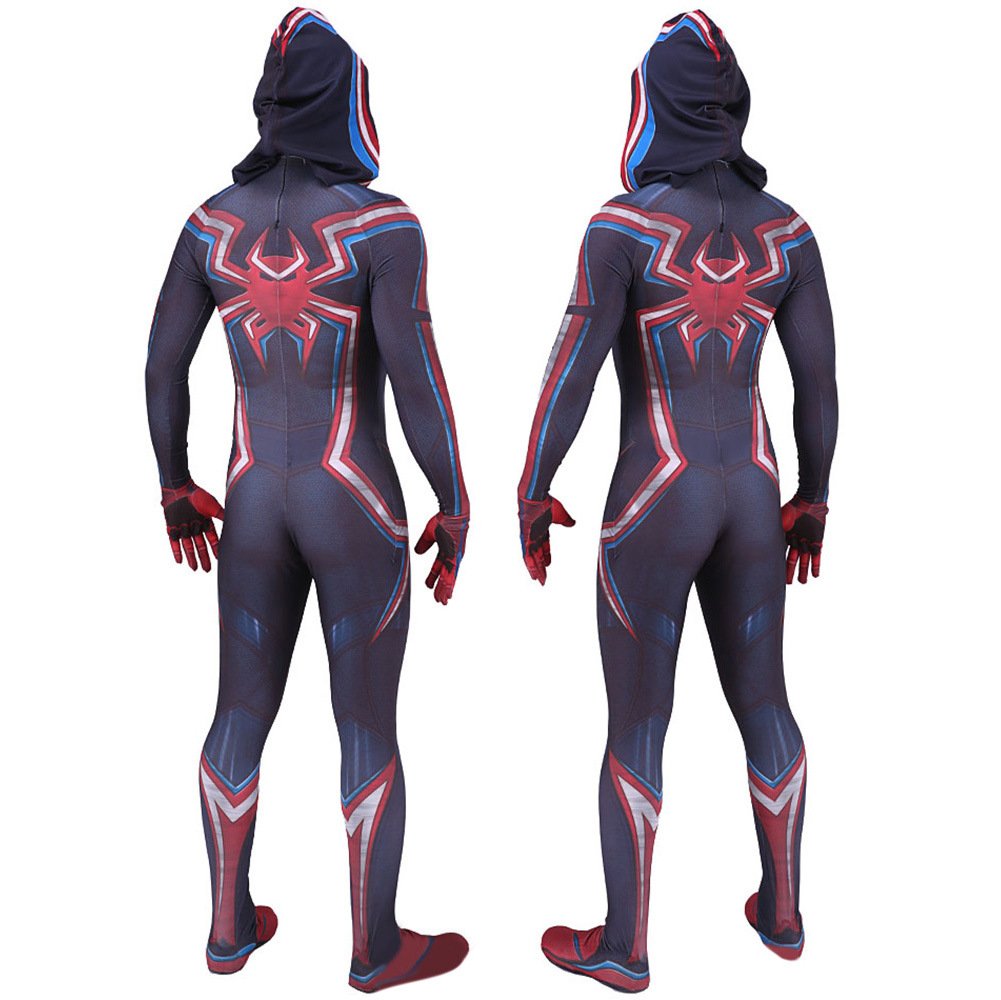 PS5 2099 Miles Morales Spider-Man Jumpsuit Spiderman Cosplay Costume Halloween X’mas Valentine’s day birthday gift comic-con game outfit - Image 3