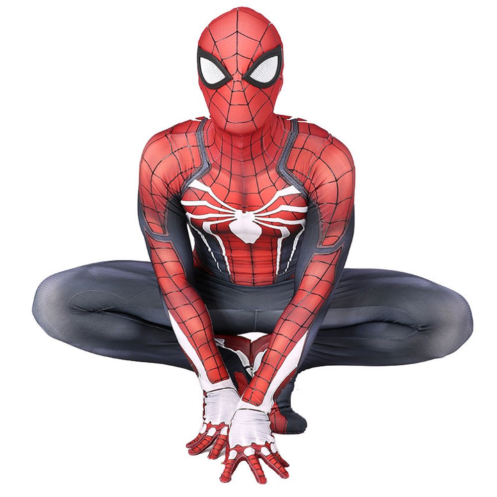 PS4 Spiderman Cosplay Costume Halloween X’mas Valentine’s day birthday gift comic-con game outfit - Image 2