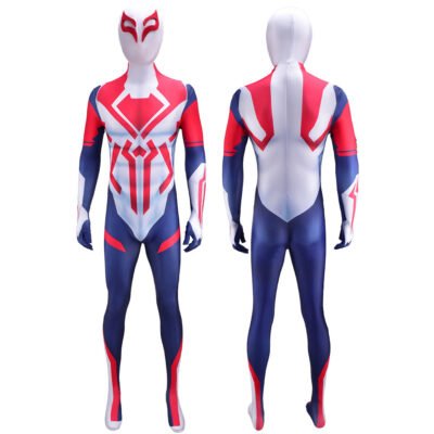 Spider-Man 2099 White Jumpsuit Spiderman Cosplay Costume Halloween X'mas Valentine's day birthday gift comic-con game outfit