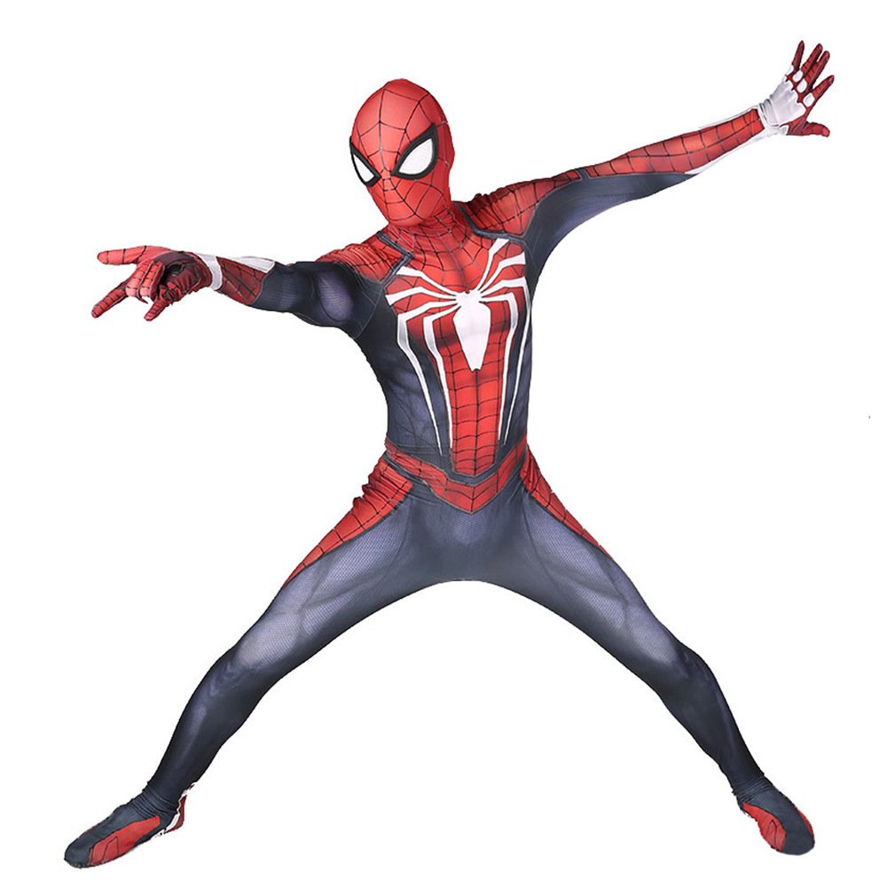 PS4 Spiderman Cosplay Costume Halloween X’mas Valentine’s day birthday gift comic-con game outfit - Image 7