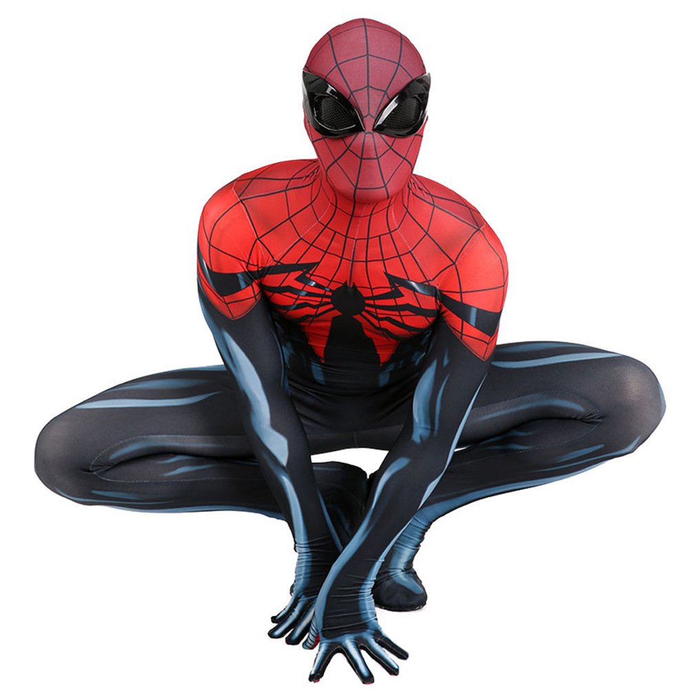 New Superior Spiderman Jumpsuit Spider-man Cosplay Costume Halloween X’mas Valentine’s day birthday gift comic-con game outfit - Image 2