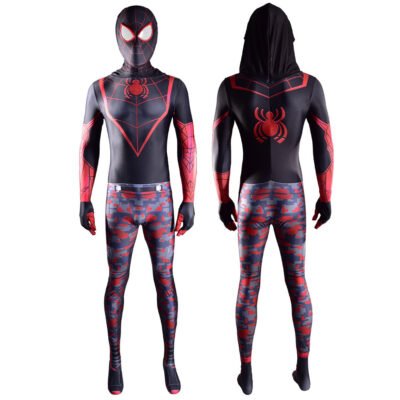 Miles Morales Costume PS5 Marvel's Spider-Man The End Cosplay Costume Halloween X'mas Valentine's day birthday gift comic-con game outfit