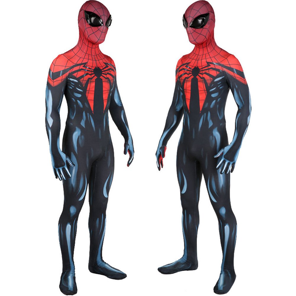 New Superior Spiderman Jumpsuit Spider-man Cosplay Costume Halloween X’mas Valentine’s day birthday gift comic-con game outfit - Image 3