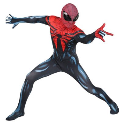 New Superior Spiderman Jumpsuit Spider-man Cosplay Costume Halloween X’mas Valentine’s day birthday gift comic-con game outfit