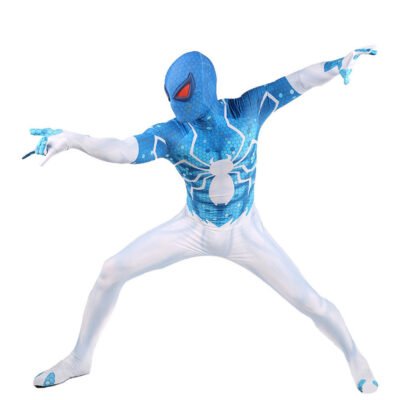 Cool Cosmic Spiderman Jumpsuit Spider-man Cosplay Costume Halloween X’mas Valentine’s day birthday gift comic-con game outfit