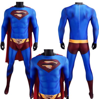 Superman Returns Clark Kent Superman Cosplay Costume Halloween X'mas Valentine's day birthday gift comic-con game outfit