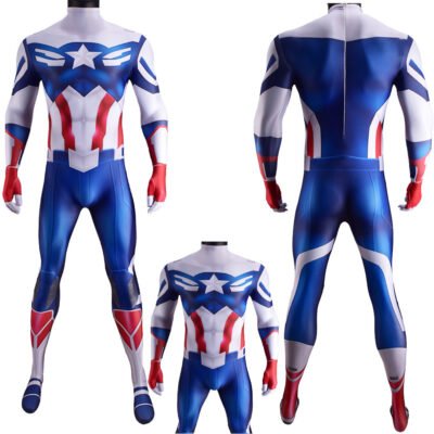 Falcon Captain America Jumpsuit Cosplay Superhero Cosplay Costume Halloween X'mas Valentine's day birthday gift comic-con game outfit
