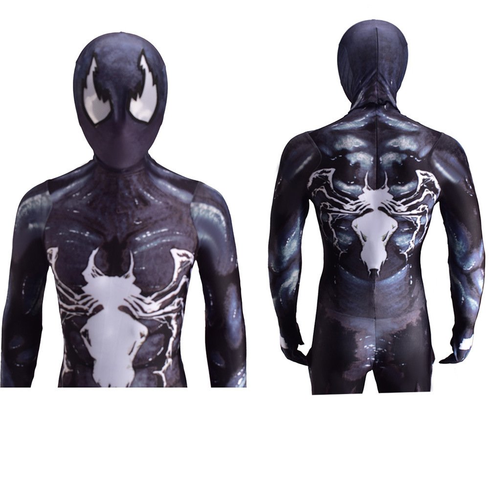 Venom Symbiote Spiderman SuperHero Cosplay Costume Halloween X’mas Valentine’s day birthday gift comic-con game outfit - Image 2