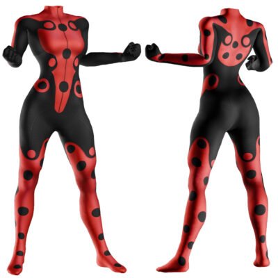 Miraculous Ladybug Cosplay Costume Miraculous Shadybug Jumpsuits Cosplay Halloween costume Xmas birthday Valentine's day gift toys comic-con outfit