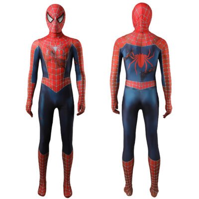 Spider-Man 2 Tobey Maguire Peter Parker Bodysuit Cosplay Halloween costume Xmas birthday Valentine's day gift toys comic-con outfit