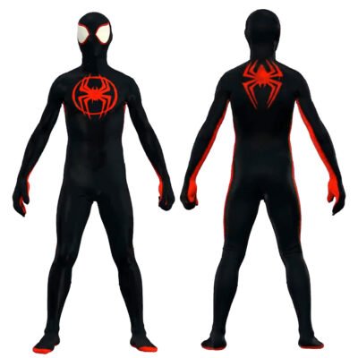 Miles Morales Costume Spider-Man Cosplay Halloween x'mas christmas birthday gift toys party make-up outfit