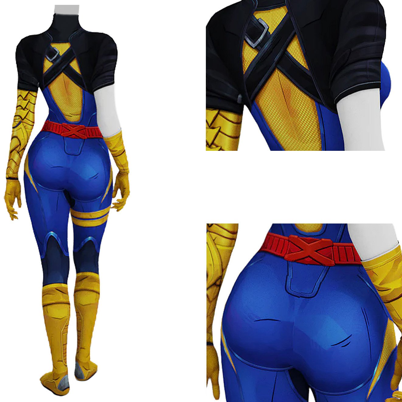 X-Men Jean Grey Bodysuit Marvel Girl Phoenix Cosplay Halloween costume Xmas birthday Valentine's day gift toys comic-con outfit - Image 5